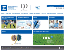 Tablet Screenshot of clinicaespregueiramendes.com